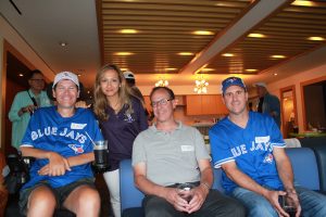 ALS family at a Blue Jays Game