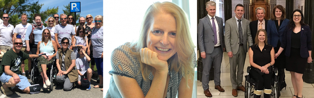 Collage of ALS Canada Ambassador Carol Skinner